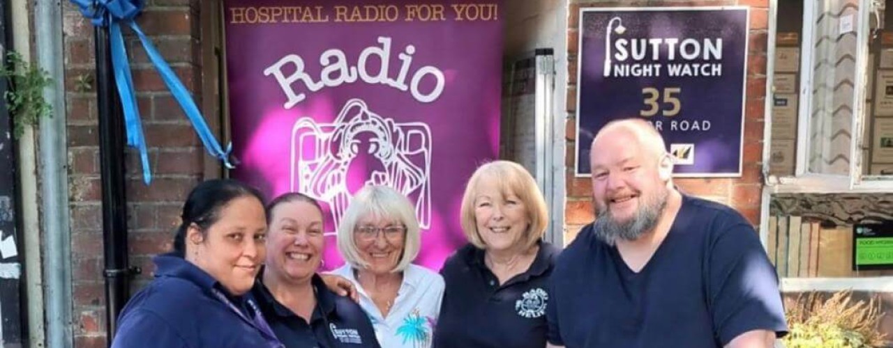 Sutton Night Watch joined Radio St Helier for a live roadshow on Friday 16th May, with music requests and great energy broadcast from our centre.