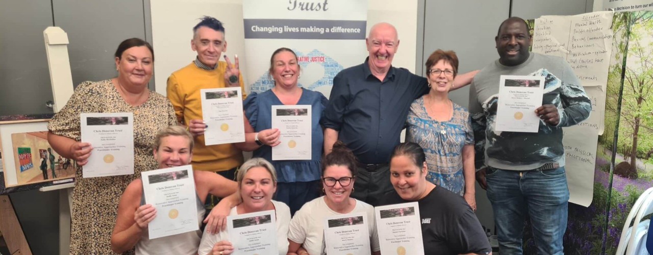 Sutton Night Watch team members have qualified as Restorative Justice facilitators, deepening our commitment to empathy, dialogue, & change